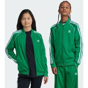 Adidas Originals Kids Unisex Adicolor Sst Track Top - Green Recycled Material - Size 12-13y