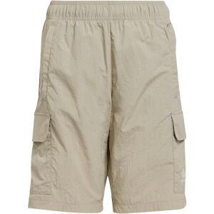 Adidas Originals Kids Unisex Cargo Shorts - Beige Recycled Material - Size 9-10y