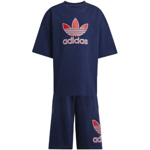 Adidas Originals Boys Boy'S Juniors Shorts And T-Shirt Set In Purple Cotton - Size 3-4y