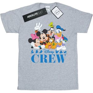 Disney Girls Mickey Mouse Friends Cotton T-Shirt (Sports Grey) - Light Grey - Size 9-11y