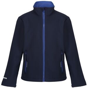 Regatta Childrens Unisex Childrens/kids Ablaze 2 Layer Soft Shell Jacket (Navy/new Royal) - Size 13-14y Regatta Childrens Unisex Childrens/kids Ablaze 2 Layer Soft Shell Jacket (Navy/new Royal) - Size 13-14y