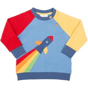 Kite Clothing Boys Rainbow Rocket Sweatshirt - Multicolour Cotton - Size 0-3m Kite Clothing Boys Rainbow Rocket Sweatshirt - Multicolour Cotton - Size 0-3m