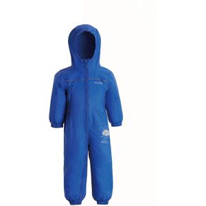 Regatta Boys Great Outdoors Childrens Toddlers Puddle Iv Waterproof Rainsuit - Blue - Size 4-5y Regatta Boys Great Outdoors Childrens Toddlers Puddle Iv Waterproof Rainsuit - Blue - Size 4-5y