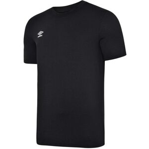 Umbro Childrens Unisex Childrens/kids Club Leisure T-Shirt (Black/white) Cotton - Size 9-10y Umbro Childrens Unisex Childrens/kids Club Leisure T-Shirt (Black/white) Cotton - Size 9-10y