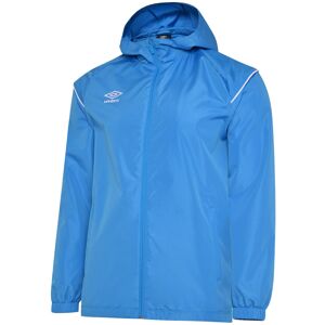 Umbro Boys Childrens/kids Hooded Waterproof Jacket (Ibiza Blue/brilliant White) - Multicolour - Size 7-8y Umbro Boys Childrens/kids Hooded Waterproof Jacket (Ibiza Blue/brilliant White) - Multicolour - Size 7-8y