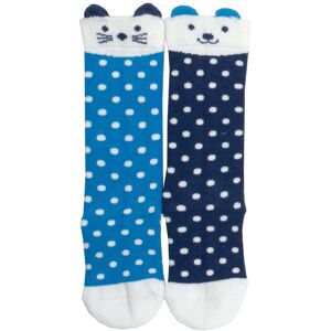 Kite Clothing Baby Unisex 2 Pack Dot Socks - Blue - Size 3-6m Kite Clothing Baby Unisex 2 Pack Dot Socks - Blue - Size 3-6m