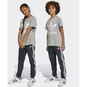 Adidas Originals Childrens Unisex 3-Stripes Pants - Charcoal Cotton - Size 13-14y Adidas Originals Childrens Unisex 3-Stripes Pants - Charcoal Cotton - Size 13-14y