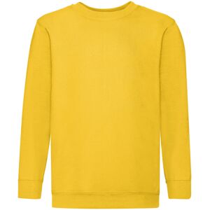 Fruit Of The Loom Childrens Unisex Set In Sleeve Sweatshirt (Sunflower) - Yellow - Size 3-4y Fruit Of The Loom Childrens Unisex Set In Sleeve Sweatshirt (Sunflower) - Yellow - Size 3-4y