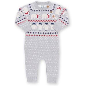 Kite Clothing Baby Unisex Polar Pals Knit Romper - Grey - Size 0-1m Kite Clothing Baby Unisex Polar Pals Knit Romper - Grey - Size 0-1m