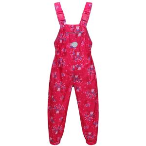Regatta Childrens Unisex Childrens/kids Muddy Puddle Peppa Pig Floral Dungarees (Pink Fusion) - Size 9-12m Regatta Childrens Unisex Childrens/kids Muddy Puddle Peppa Pig Floral Dungarees (Pink Fusion) - Size 9-12m