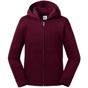 Russell Athletic Childrens Unisex Kids/childrens Authentic Zip Hooded Sweatshirt (Burgundy) - Size 13-14y Russell Athletic Childrens Unisex Kids/childrens Authentic Zip Hooded Sweatshirt (Burgundy) - Size 13-14y