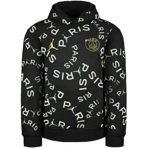 Nike Childrens X Paris Saint-Germain Long Sleeve Black Pullover Hoodie - Hoodies Nike Childrens X Paris Saint-Germain Long Sleeve Black Pullover Hoodie - Hoodies