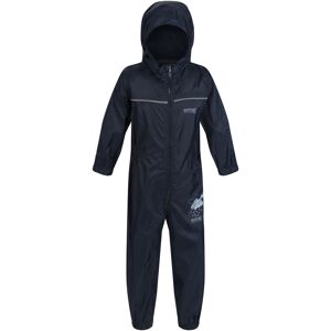 Regatta Boys Great Outdoors Childrens Toddlers Puddle Iv Waterproof Rainsuit - Navy - Size 5-6y Regatta Boys Great Outdoors Childrens Toddlers Puddle Iv Waterproof Rainsuit - Navy - Size 5-6y