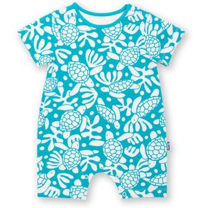 Kite Clothing Baby Unisex Sea Turtle Romper - Blue Cotton - Size 0-1m Kite Clothing Baby Unisex Sea Turtle Romper - Blue Cotton - Size 0-1m