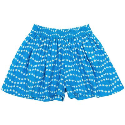 Kite Clothing Girls Wavy Daisy Culottes - Blue Cotton - Size 0-3m Kite Clothing Girls Wavy Daisy Culottes - Blue Cotton - Size 0-3m