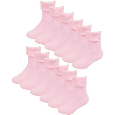 Sock Snob Unisex Baby Cotton Turn Over Top Socks Sock Snob Unisex Baby Cotton Turn Over Top Socks