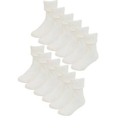 Sock Snob Unisex Baby Cotton Turn Over Top Socks Sock Snob Unisex Baby Cotton Turn Over Top Socks