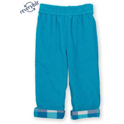 Kite Clothing Boys Check Pull Ups - Blue - Size 3-6m Kite Clothing Boys Check Pull Ups - Blue - Size 3-6m