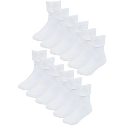 Sock Snob Unisex Baby Cotton Turn Over Top Socks Sock Snob Unisex Baby Cotton Turn Over Top Socks
