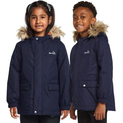 Peter Storm Childrens Unisex Kids' Waterproof Parka Ii With Removable Faux Fur Trim Hood, Winter Coat - Navy - Size 9-10y Peter Storm Childrens Unisex Kids' Waterproof Parka Ii With Removable Faux Fur Trim Hood, Winter Coat - Navy - Size 9-10y