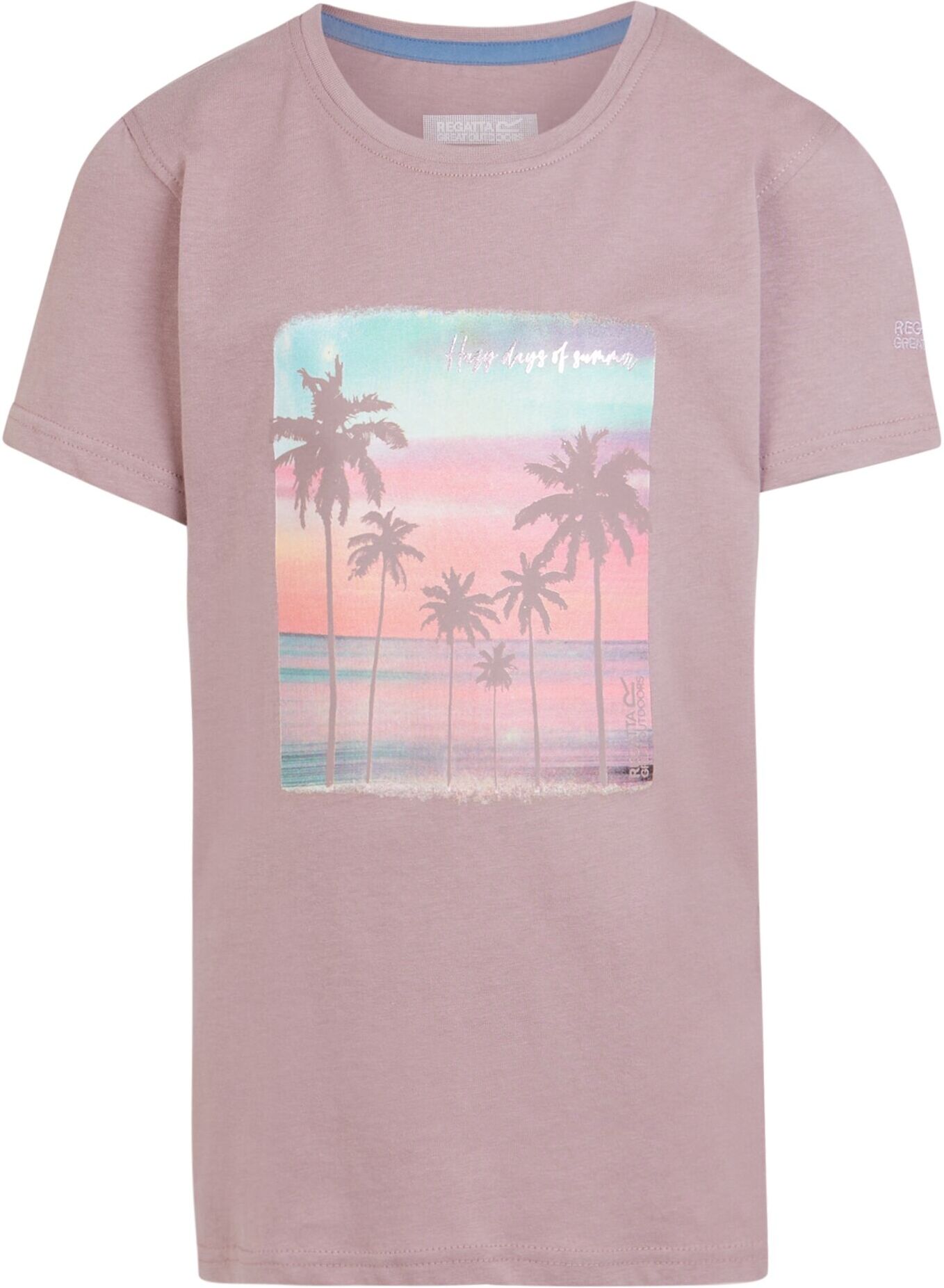Regatta Kids Unisex Childrens/kids Bosley Vii Happy Days Of Summer Beach T-Shirt (Heather) - Grey - Size 5-6y