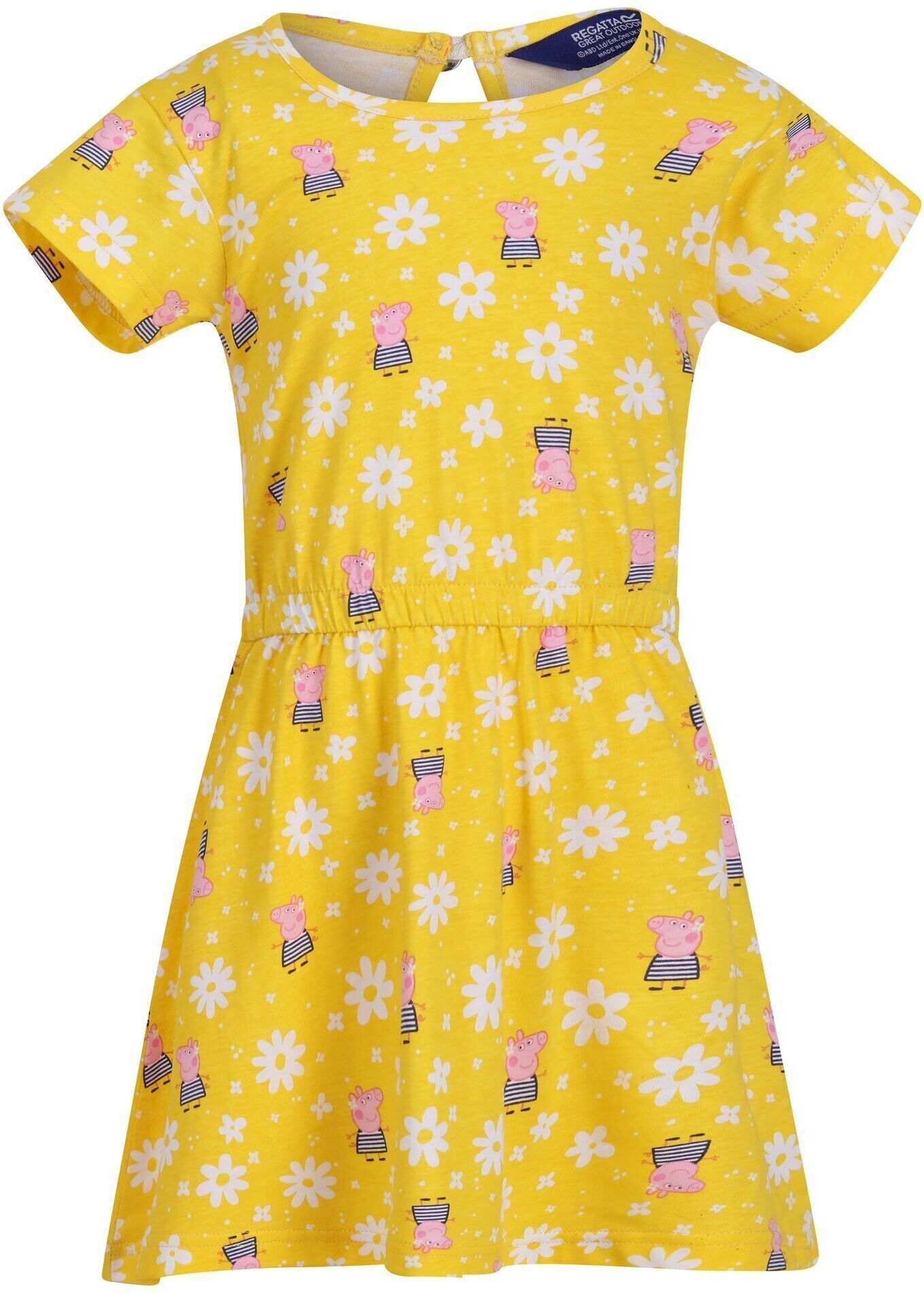 Regatta Childrens Unisex Baby Girls Peppa Pig Flower Casual Dress (Maize Yellow) - Multicolour Cotton - Size 4-5y