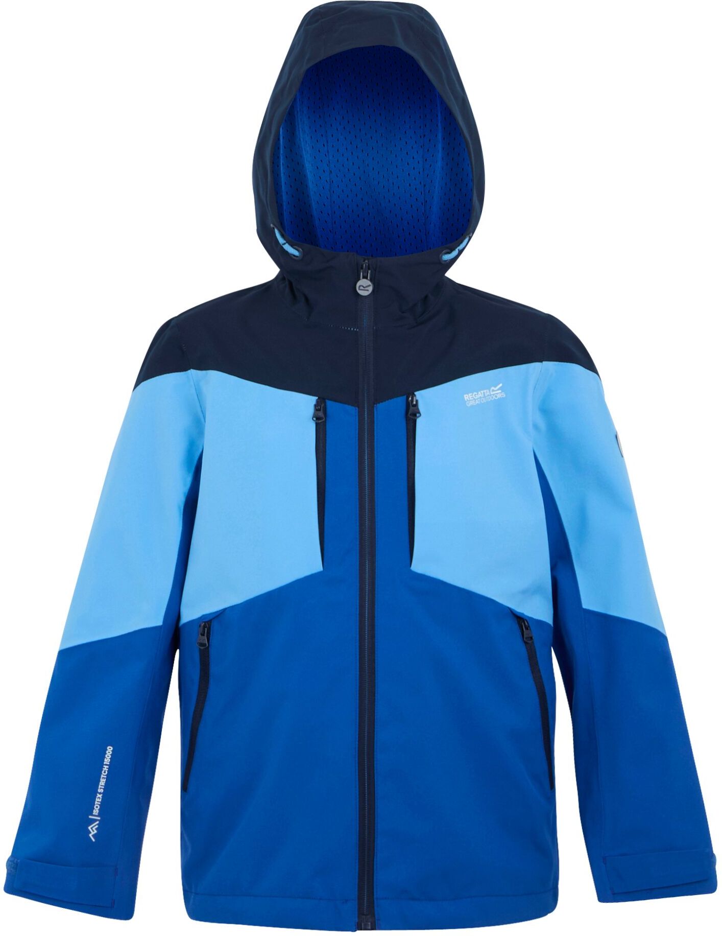Regatta Kids Unisex Childrens/kids Highton Vi Waterproof Jacket (Olympian Blue/elysium Blue/navy) - Blue Multi - Size 11-12y