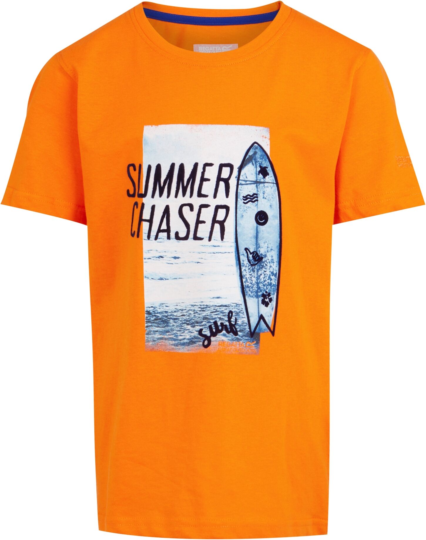 Regatta Kids Unisex Childrens/kids Bosley Vii Surfboard T-Shirt (Persimmon) - Orange - Size 5-6y