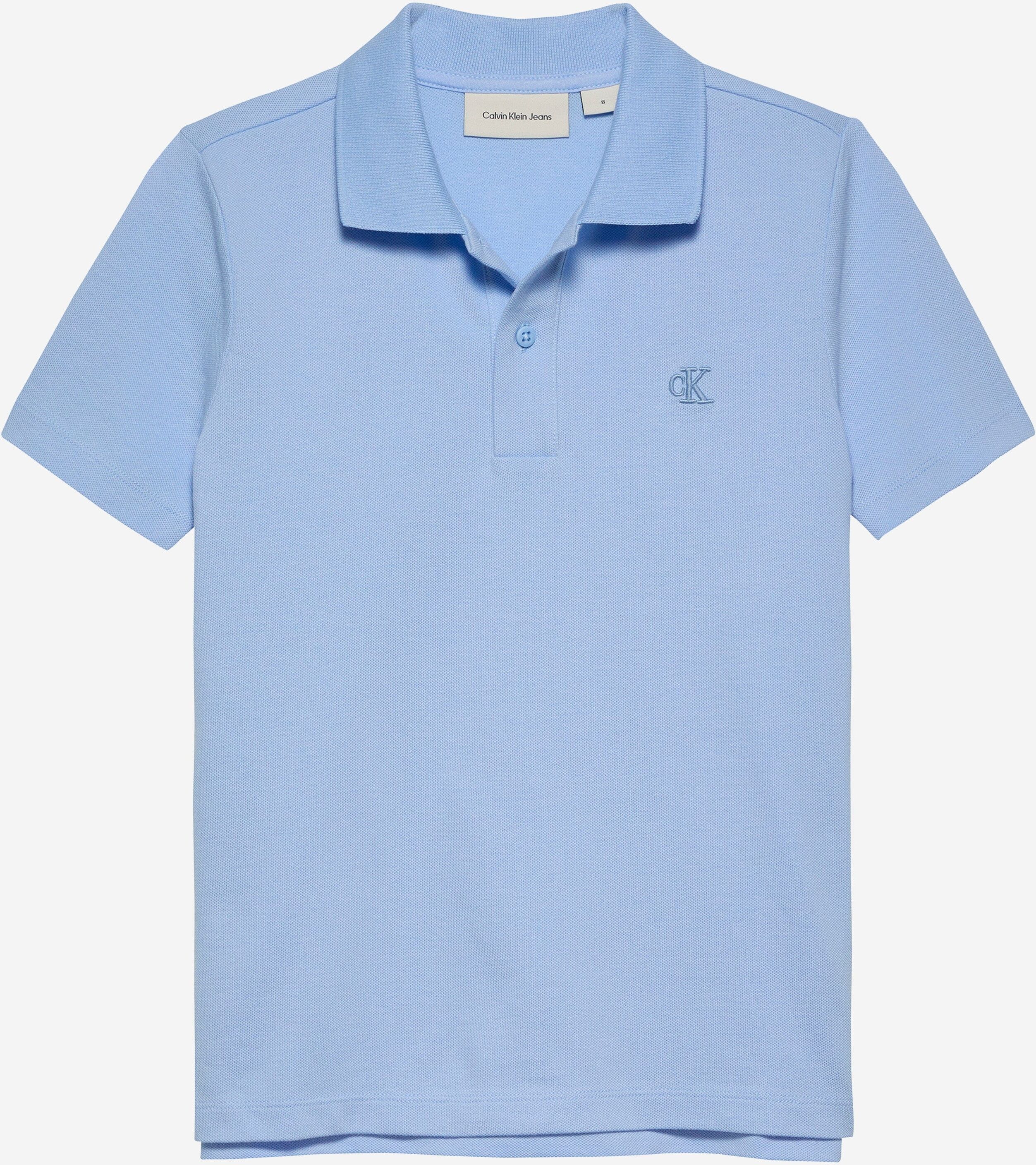 Calvin Klein Boys Essential Polo Shirt In Blue - Size 4y
