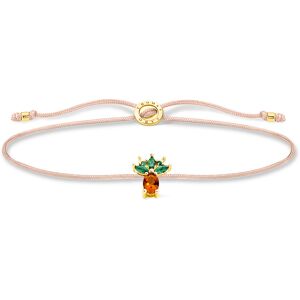 Thomas Sabo Womens Women´s Bracelet Little Secret Pineapple - Beige Nylon - Size 20 Cm