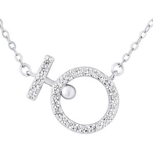 Lova - Lola Van Der Keen Womens Necklace - Like A Star Collection Silver Sterling - One Size