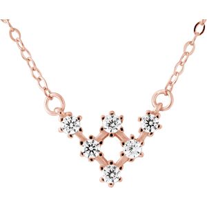 Lova - Lola Van Der Keen Womens Necklace - Like A Star Collection - Pink Sterling Silver - One Size