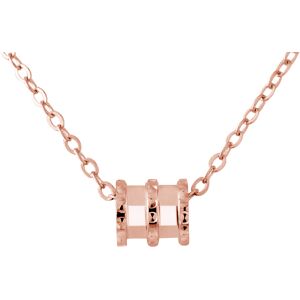 Lova - Lola Van Der Keen Womens Necklace - Like A Star Collection - Pink Sterling Silver - One Size