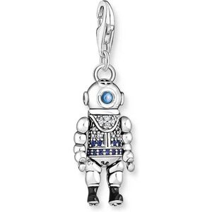 Thomas Sabo Unisex Diver Charm Pendant In Silver Recycled Material - One Size