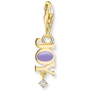 Thomas Sabo Unisex Joy Charm Pendant In Gold Silver - One Size