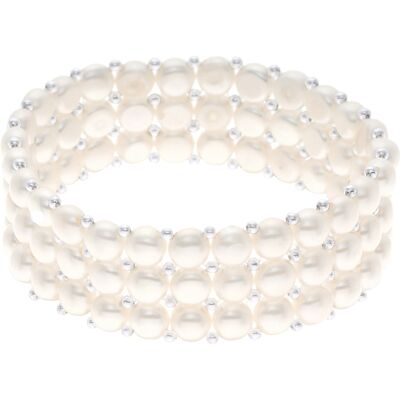 Diadema White Pearl Bracelet - Freshwater - Adjustable Length Diadema White Pearl Bracelet - Freshwater - Adjustable Length
