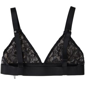Dolce & Gabbana Womens Black Floral Lace Nylon Stretch Bra Underwear - Size It 40 (Women'S)