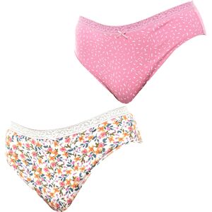Janira Womens Pack Of 2 Brislip Coquettes Cotton Panties Jpb3 Women - Multicolour - Size Large Janira Womens Pack Of 2 Brislip Coquettes Cotton Panties Jpb3 Women - Multicolour - Size Large