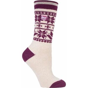 Heat Holders Womens Lite - Ladies Thin Winter Thermal Socks In Fashion Styles - Whitebirk - Red Nylon - Size Uk 4-8 Heat Holders Womens Lite - Ladies Thin Winter Thermal Socks In Fashion Styles - Whitebirk - Red Nylon - Size Uk 4-8