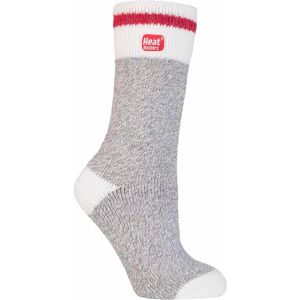 Heat Holders Womens - Ladies Patterned Winter Warm Thermal Socks 4-8 Uk - Grey Nylon - Size Uk 4-6.5 Heat Holders Womens - Ladies Patterned Winter Warm Thermal Socks 4-8 Uk - Grey Nylon - Size Uk 4-6.5