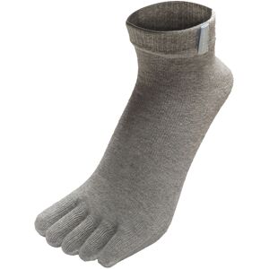 Toetoe Womens - Mens & Ladies Essential Moisture Wicking Cotton Ankle Toe Socks - Grey - One Size Toetoe Womens - Mens & Ladies Essential Moisture Wicking Cotton Ankle Toe Socks - Grey - One Size