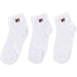 Fila Pack-3 Unisex Ankle Socks F9303 - White Cotton - Size Uk 5.5-8 Fila Pack-3 Unisex Ankle Socks F9303 - White Cotton - Size Uk 5.5-8