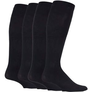 Iomi Mens 2 Pairs Of 80 Denier Compression Knee High Energising Socks 6-11 Uk - Black Nylon - Size Uk 6-11 Iomi Mens 2 Pairs Of 80 Denier Compression Knee High Energising Socks 6-11 Uk - Black Nylon - Size Uk 6-11