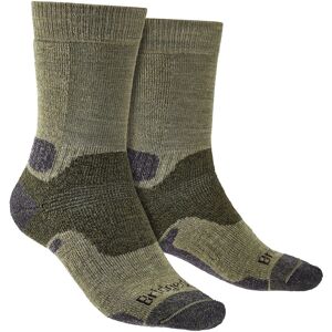 Bridgedale - Mens Hiking Midweight Merino Wool Socks - Green - Size Uk 12-15 Bridgedale - Mens Hiking Midweight Merino Wool Socks - Green - Size Uk 12-15