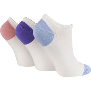 Wildfeet Womens Wild Feet - 3 Pack Ladies Breathable Bamboo Low Cut Trainer Socks - Blue Viscose - Size Uk 4-6.5 Wildfeet Womens Wild Feet - 3 Pack Ladies Breathable Bamboo Low Cut Trainer Socks - Blue Viscose - Size Uk 4-6.5