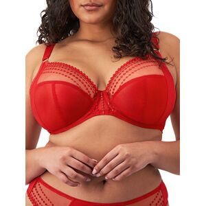 Elomi Womens Matilda Plunge Side Support Bra - Red Polyamide - Size 38e Elomi Womens Matilda Plunge Side Support Bra - Red Polyamide - Size 38e