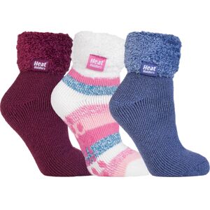 Heat Holders Womens Fluffy Slipper Bed Socks With Grips Heat Holders Womens Fluffy Slipper Bed Socks With Grips