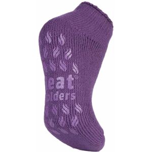 Heat Holders Womens Ladies 2.3 Tog Thermal Low Cut Ankle Slipper Socks In 4 Colours - Lilac Nylon - Size 4-6.5 Heat Holders Womens Ladies 2.3 Tog Thermal Low Cut Ankle Slipper Socks In 4 Colours - Lilac Nylon - Size 4-6.5