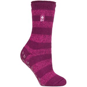 Heat Holders Womens - Ladies Thick Winter Thermal Non Slip Slipper Socks - Fuchsia - Size 4-6.5 (Uk Shoe) Heat Holders Womens - Ladies Thick Winter Thermal Non Slip Slipper Socks - Fuchsia - Size 4-6.5 (Uk Shoe)