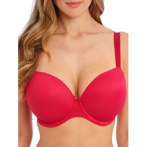 Fantasie Womens Smoothease T-Shirt Bra - Red Polyamide - Size 34dd Fantasie Womens Smoothease T-Shirt Bra - Red Polyamide - Size 34dd